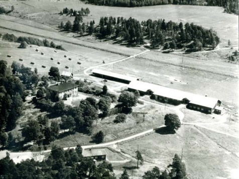 Flygbild av Stångberga gård