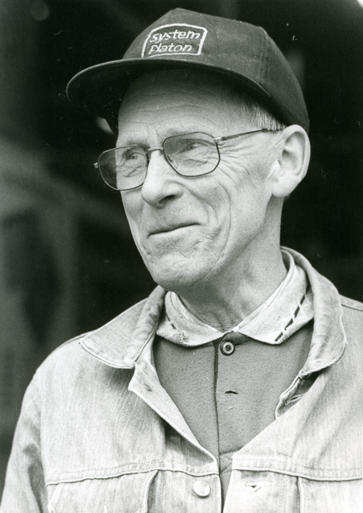 Granby sågs ägare, Börje Lindman. Troligen fotat på 1980-talet.