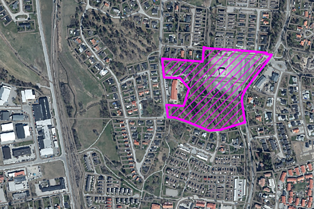 Ortofoto, Gamla Ormstaskolan