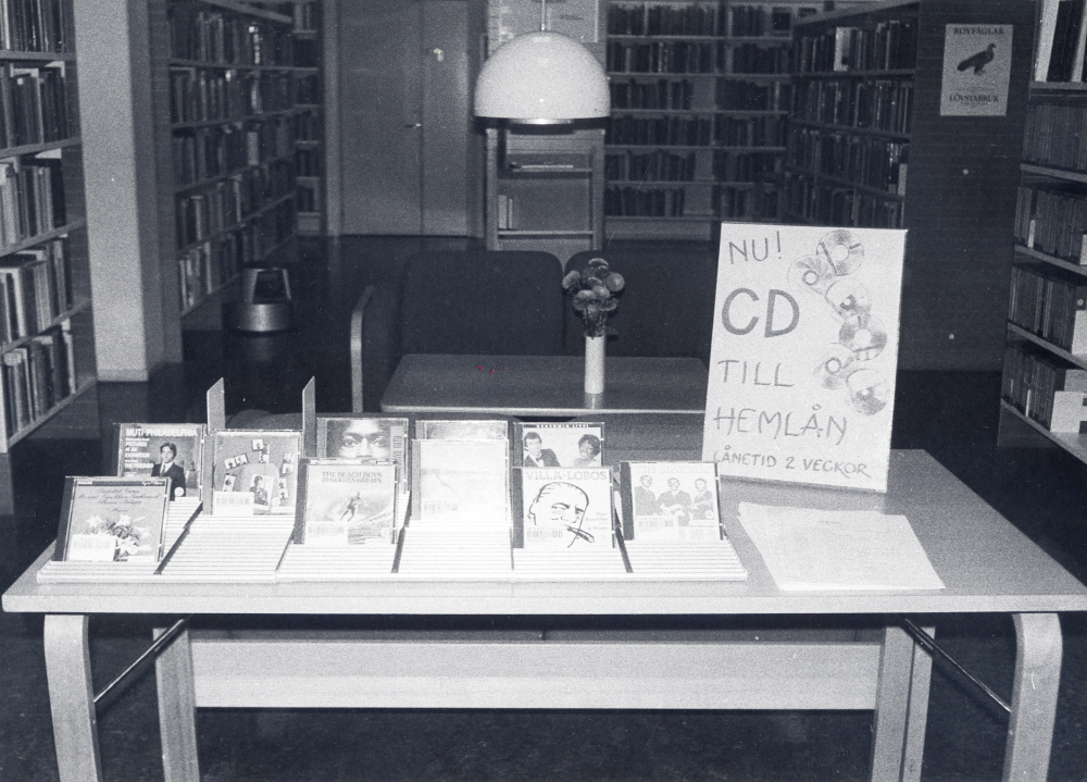Vallentuna bibliotek lånar ut CD