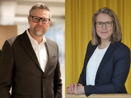 Porträtt av Jens och Annika