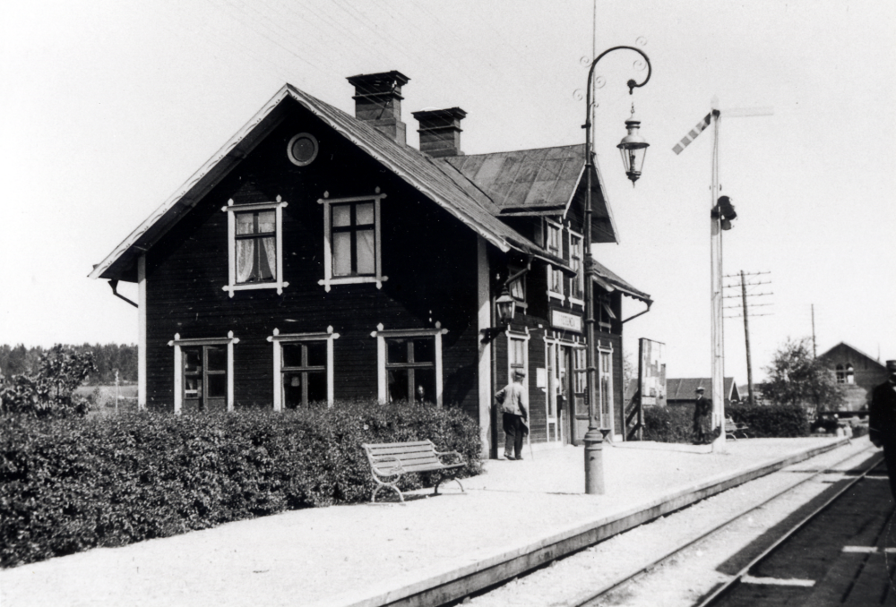 Frösunda järnvägsstation 12 juni 1906