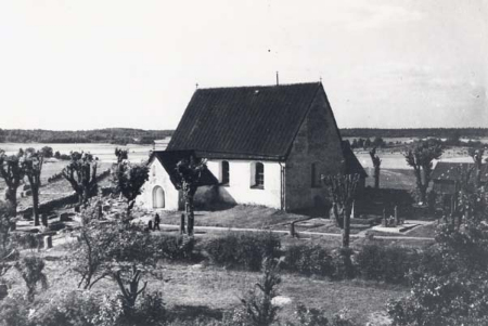 Angarns kyrka från klockstapelberget