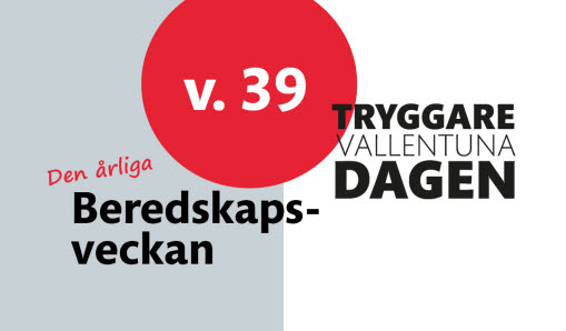 Logotyp Beredskapsveckan och tryggare Vallentunadagen