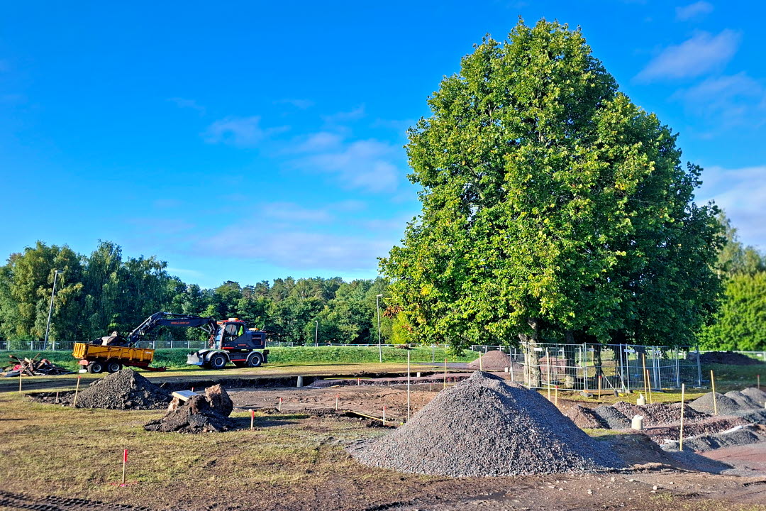 Sundby lekplats under renovering