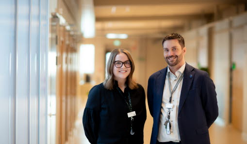 Porträtt av Amanda och Nicholas