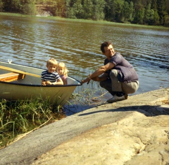 Båttur vid Helgösjön