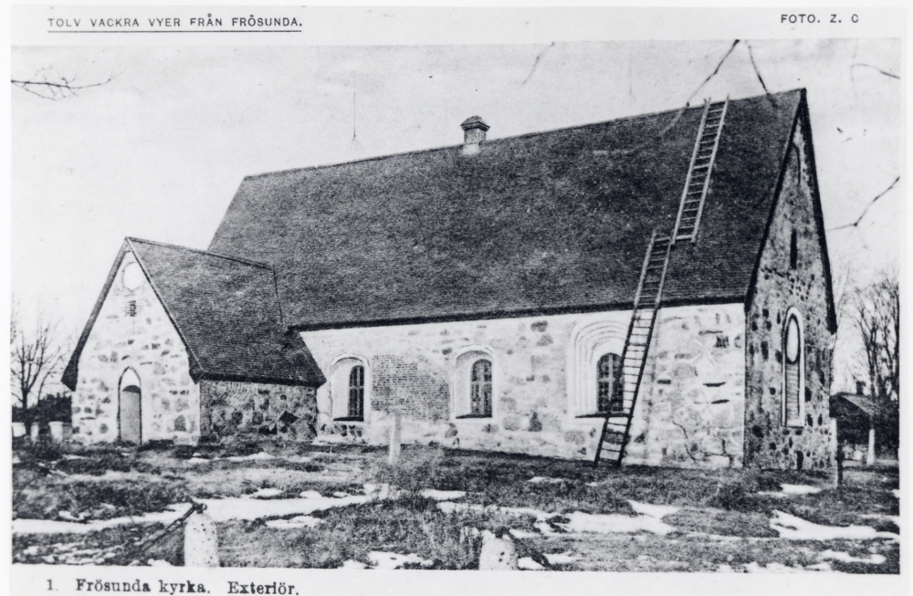 Frösunda kyrka byggd 1216 Tolv vackra vyer från Frösunda