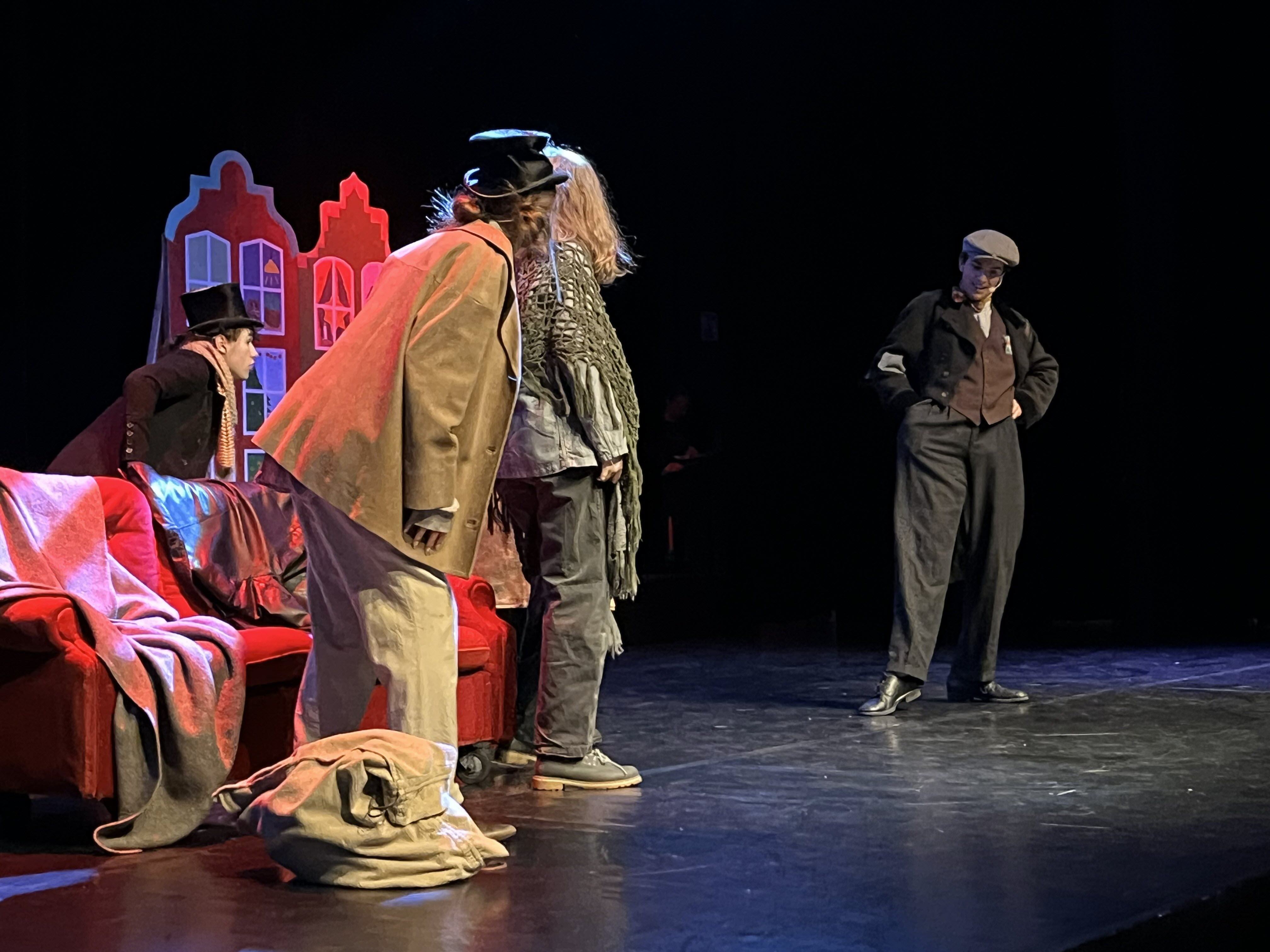 Tjuvarnas jul, repetition, musikalföreställning, kulturskolan firar 70 år