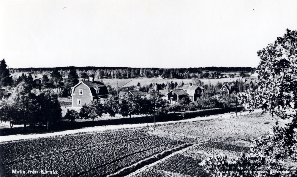 Utsikt  över  Kårsta