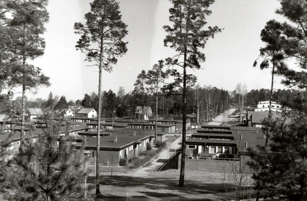 Kedjehusbebyggelse i  Karlberg