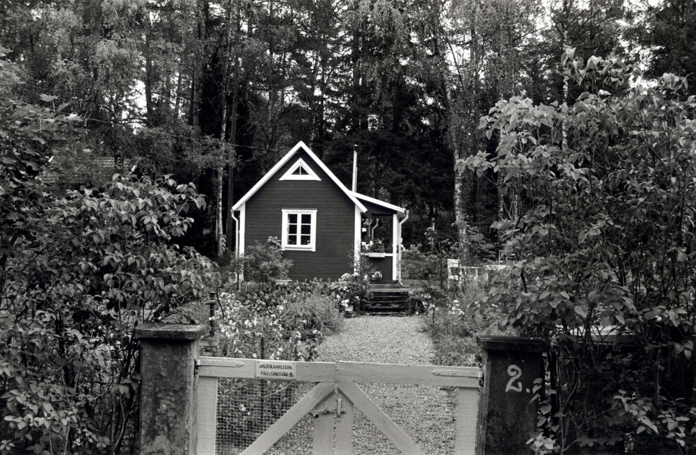 Valter Karlssons sommarhus på Fågelsångsvägen 2 i Vallentuna