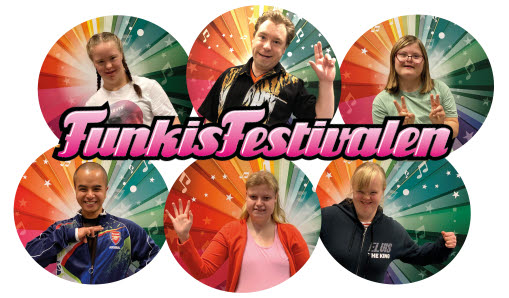 Deltagarna i Vallentunas deltävling till Funkisfestivalen 2021