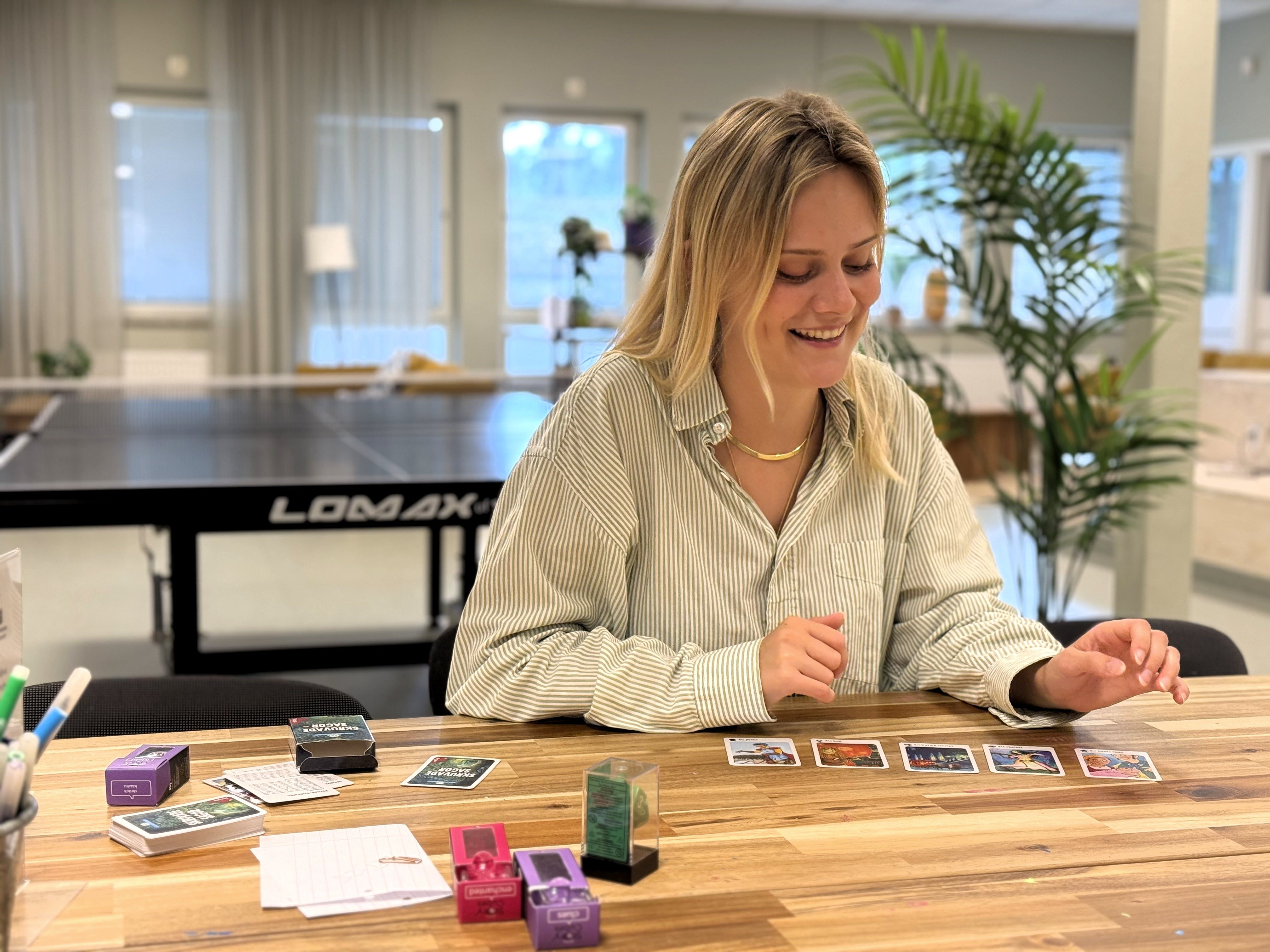 Porträtt av Lina