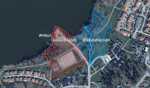 Ortofoto Gustavs udde