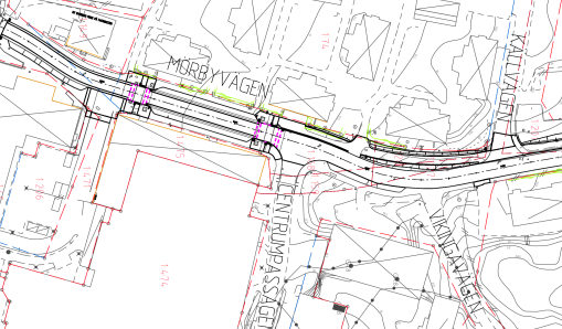 Kartbild Mörbyvägen