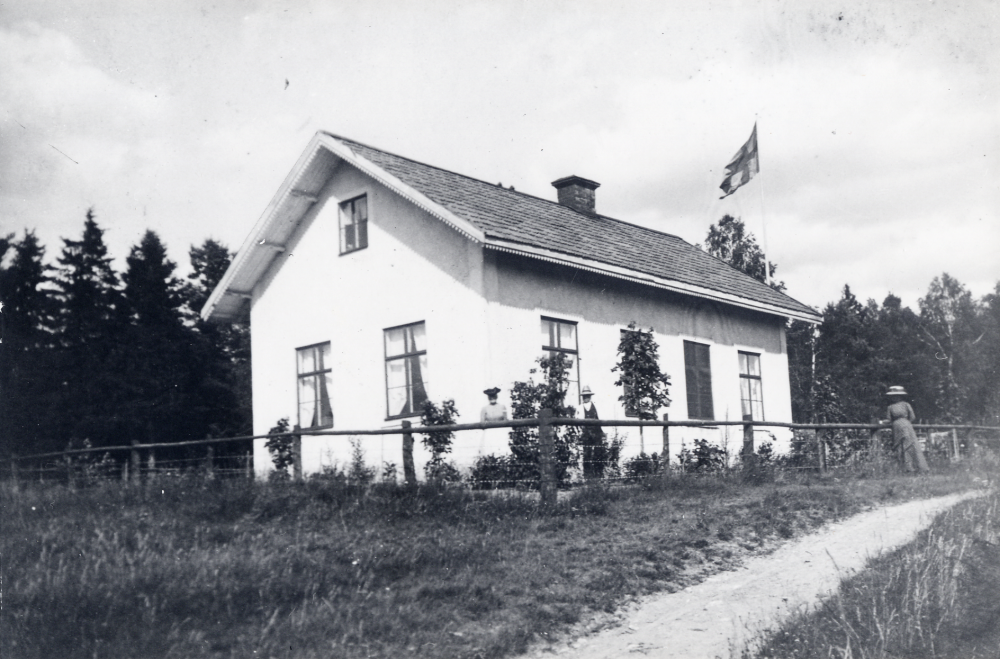 Sjöbergs skola i Össeby-Garn sommaren 1912