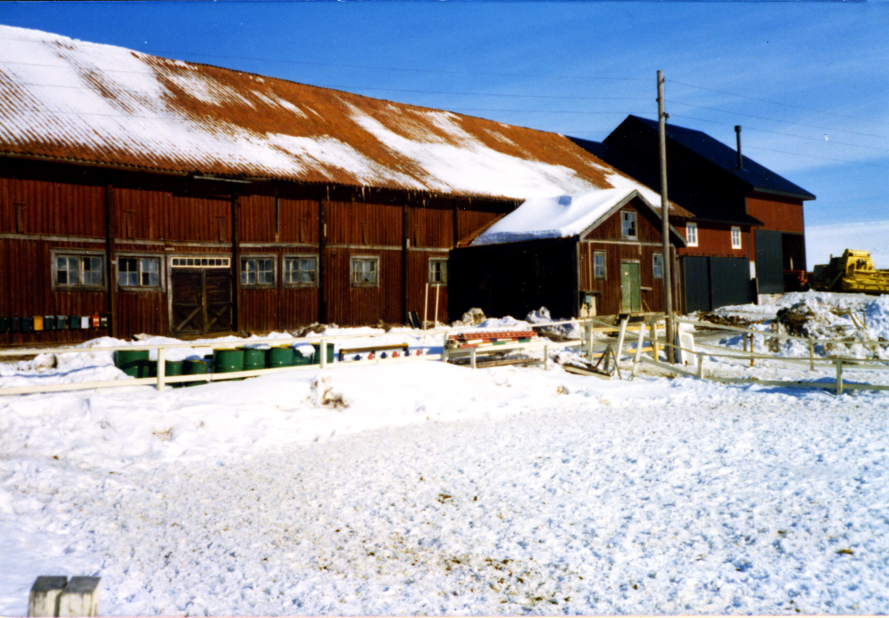 Morsta gårds ladugård uppfördes omkring 1885. Källa: Sveriges bebyggelse. Uddevalla 1952.