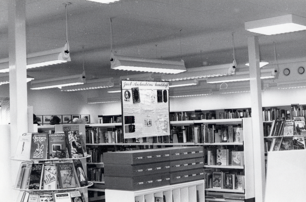 Öppet hus i Lindholmens bibliotek, där bl a utställningen om Anckarströms dansbok presenterades