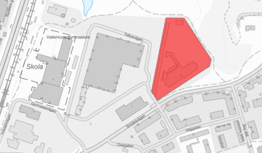Karta, Vallentuna centrum
