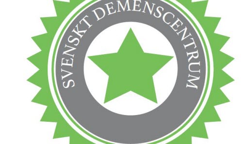 Svenskt demenscentrums logga för utbildningen Stjärnmärkt.
