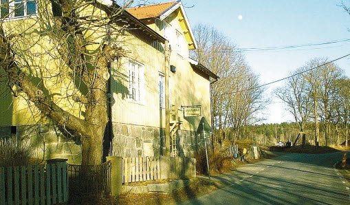 Foto på Vallentuna skolmuseum exteriört