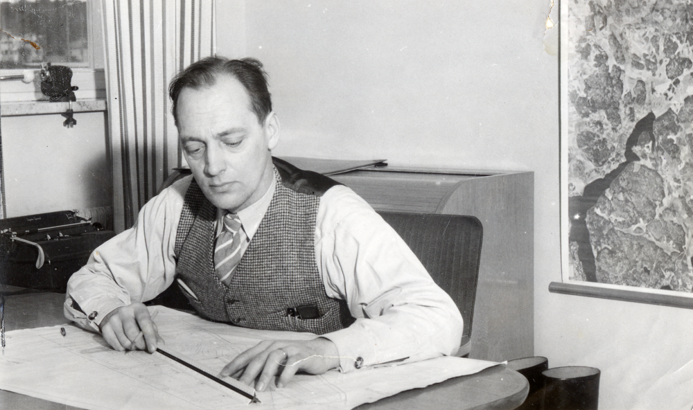 Jonas "Petter" Nordin  var kommunen förste ingenjör