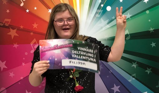 En artist från Funkisfestivalen
