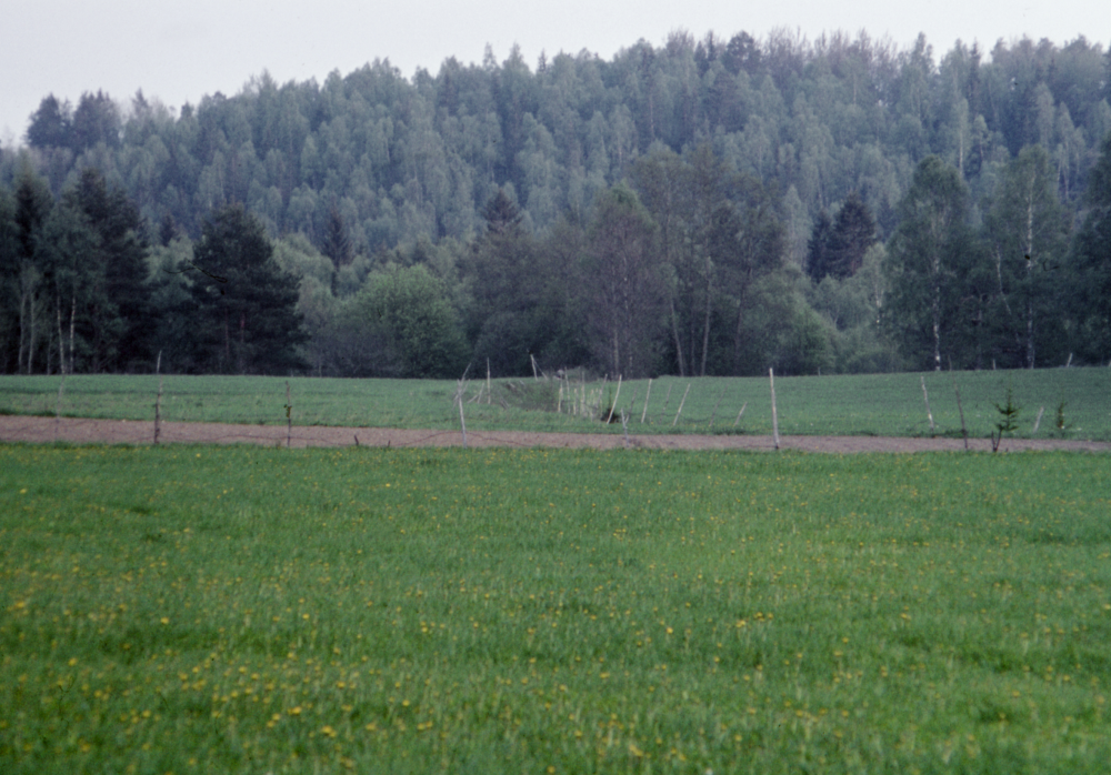 Åkermark vid Norrtorp. Fotografiet ingår i bildserien Några torp i Vallentuna 1970 som köptes av Vallentuna kommun. Dokumentationen gjordes mot bakgrund av den snabba förvandling av kulturlandskapet som skett och ännu sker. Många torp anlades under den svenska landsbygdens folkökning under slutet av 1700-talet och decennierna framöver. Dessa torp och små gårdar försvinner alltmer då de inte längre är lönsamma. Kulturmiljö.