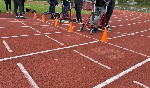 Rullatorrace funkisspelen 2025 löpgrenar