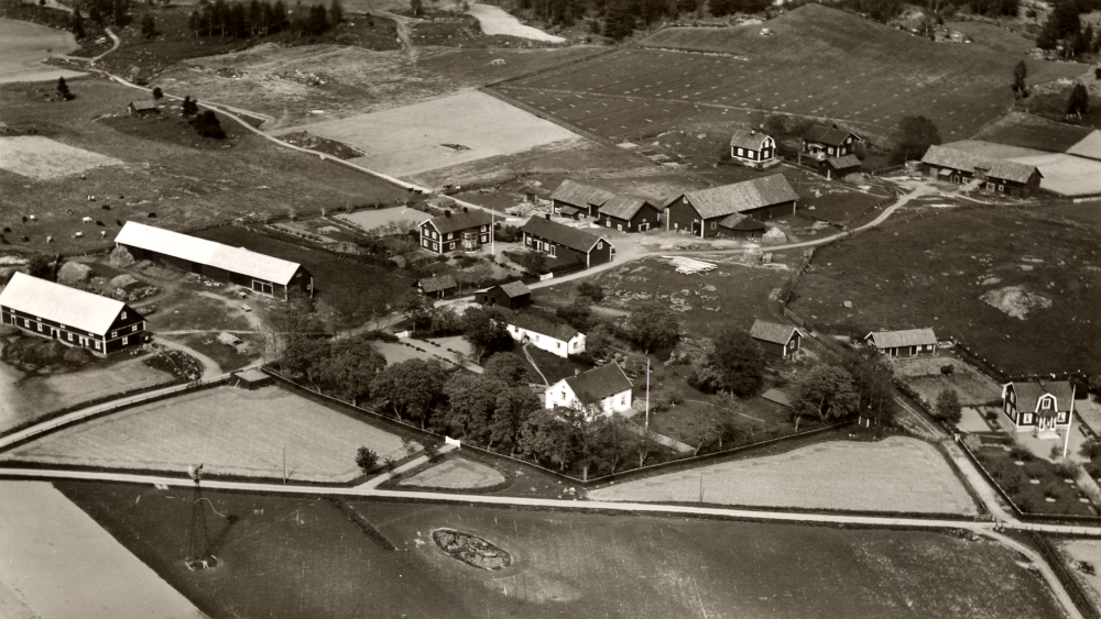 Flygfoto  över  Torsholma by