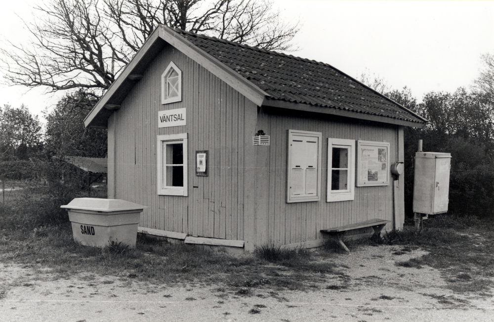 Väntsalen vid Molnby anhalt
