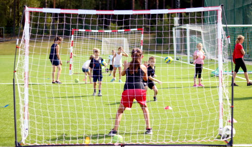 Handbollsmål och handbollsspelare