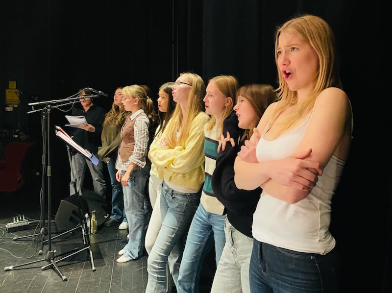 Körsång på Tjuvarnas jul