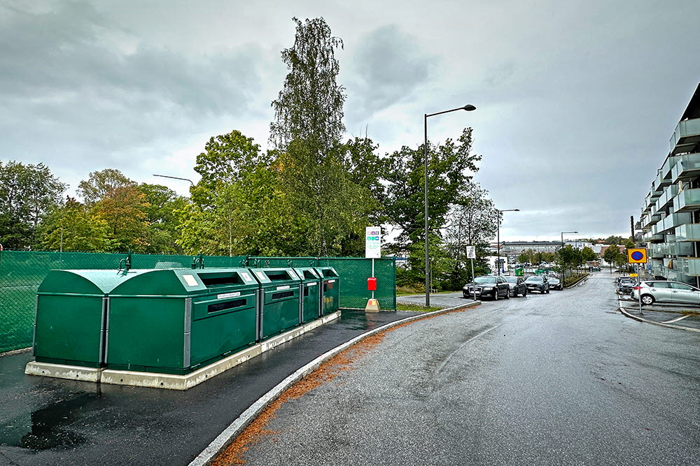 Återvinningsstationen på Oxelgatan