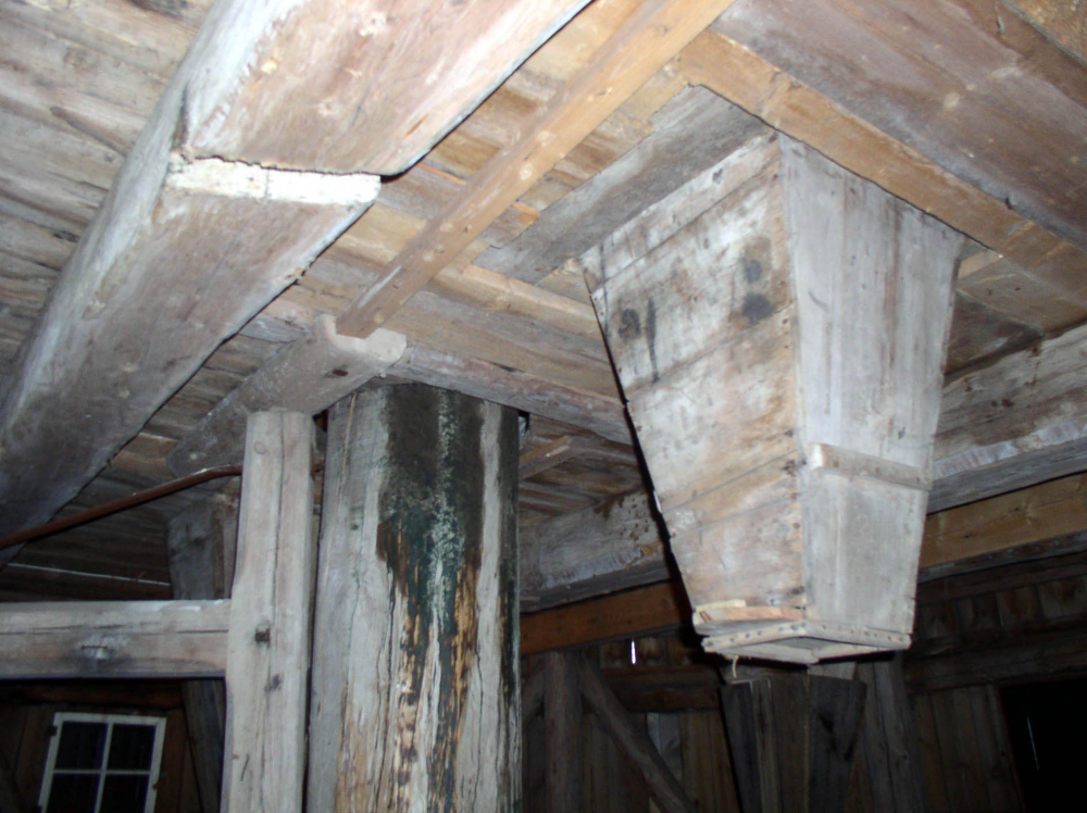 Interiörbild från Väsby kvarn.