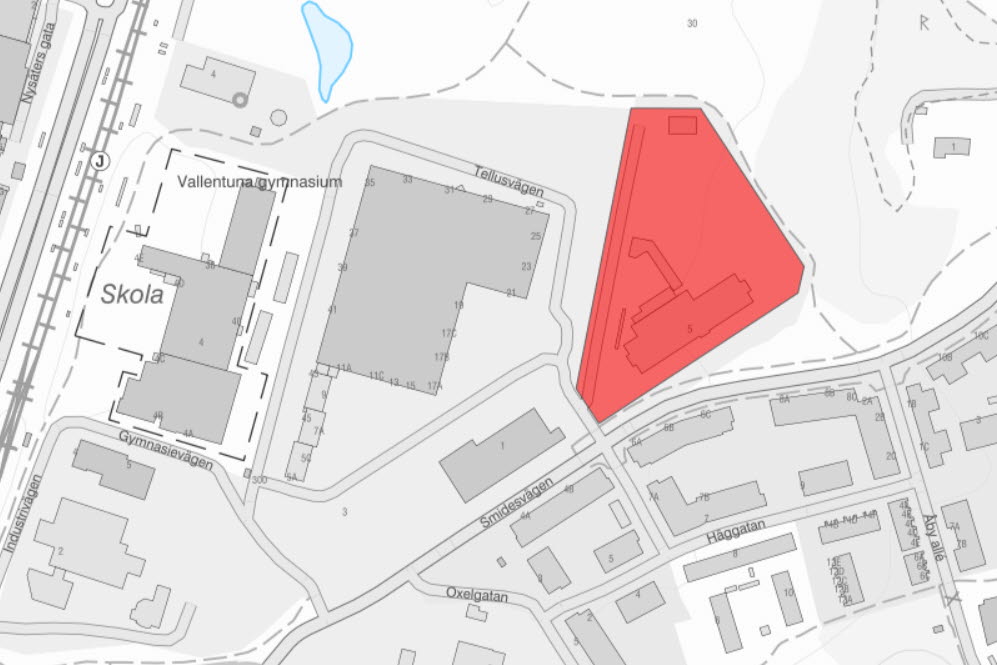 Karta, Vallentuna centrum