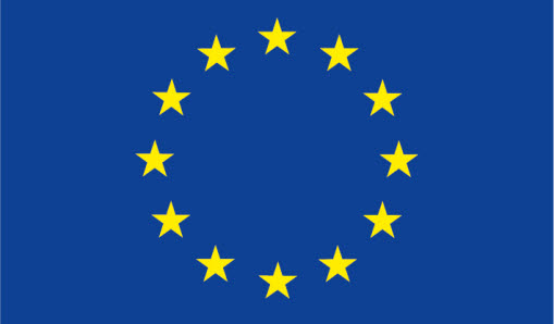 Logotyp EU flagga, Skolmjölken finansieras delvis av EU garantifonden
