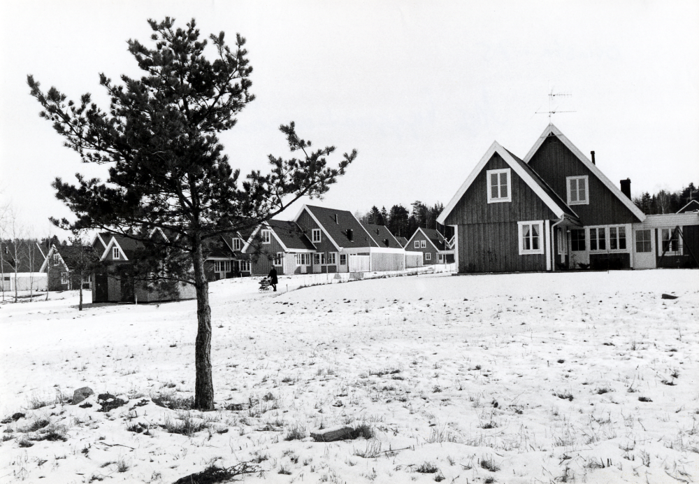 Nytt villaområde i Ormsta på Blekingavägen.