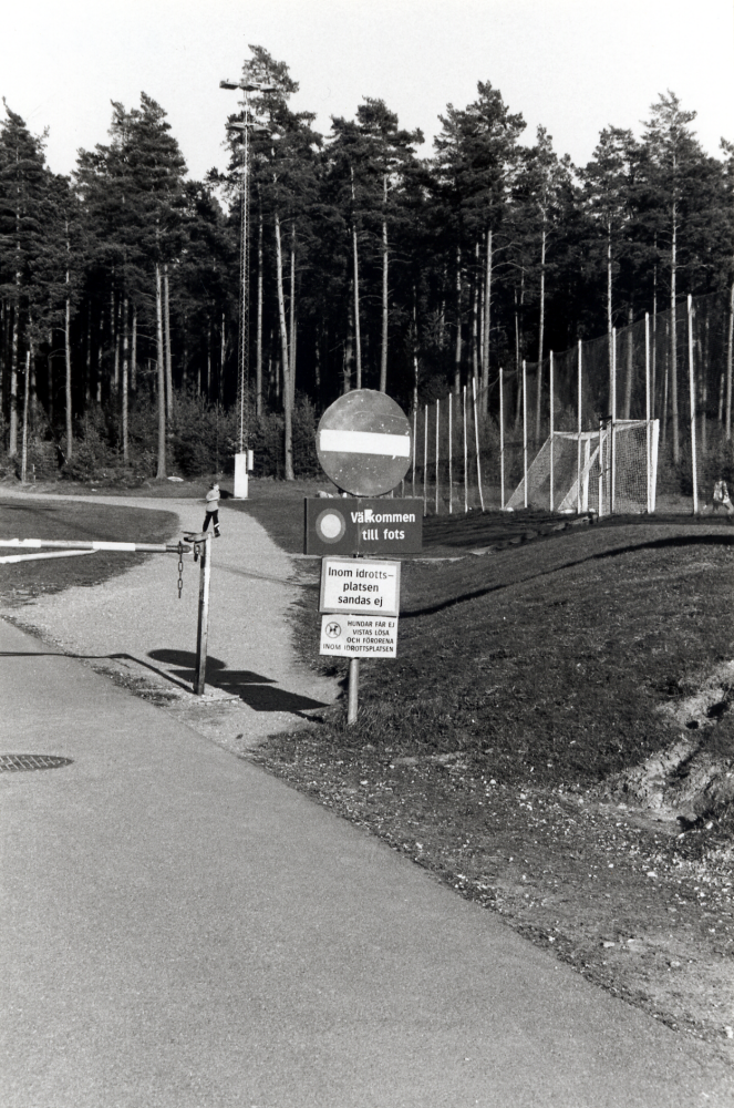 Välkommen till fots till motionspåren vid Vallentuna IP