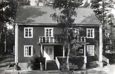 Frösundas ålderdomshem byggdes 1933