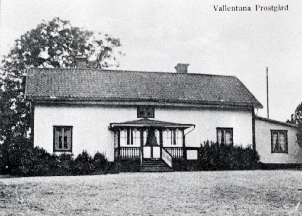 Vallentuna prästgård före ombyggnaden i slutet av 1920-talet